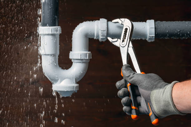 Professional Sewer Line Repair technician working in Sharpes, FL